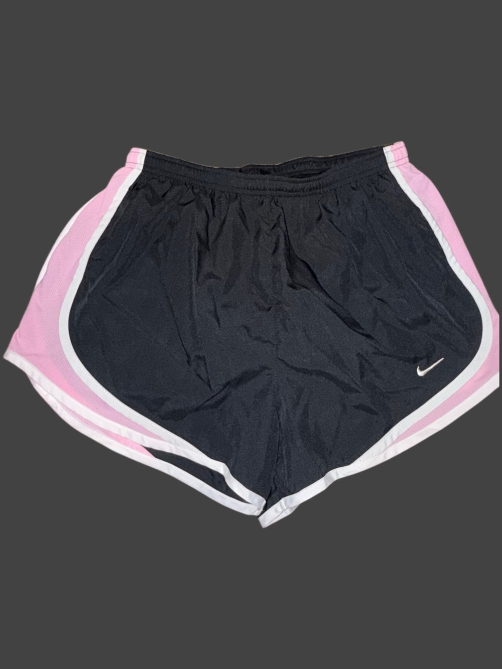 Nike Black Shorts with Pink and White Trim